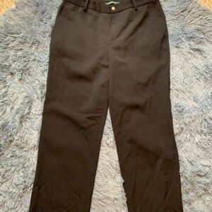 Lauren Ralph Lauren Black Wool Pants Size 8